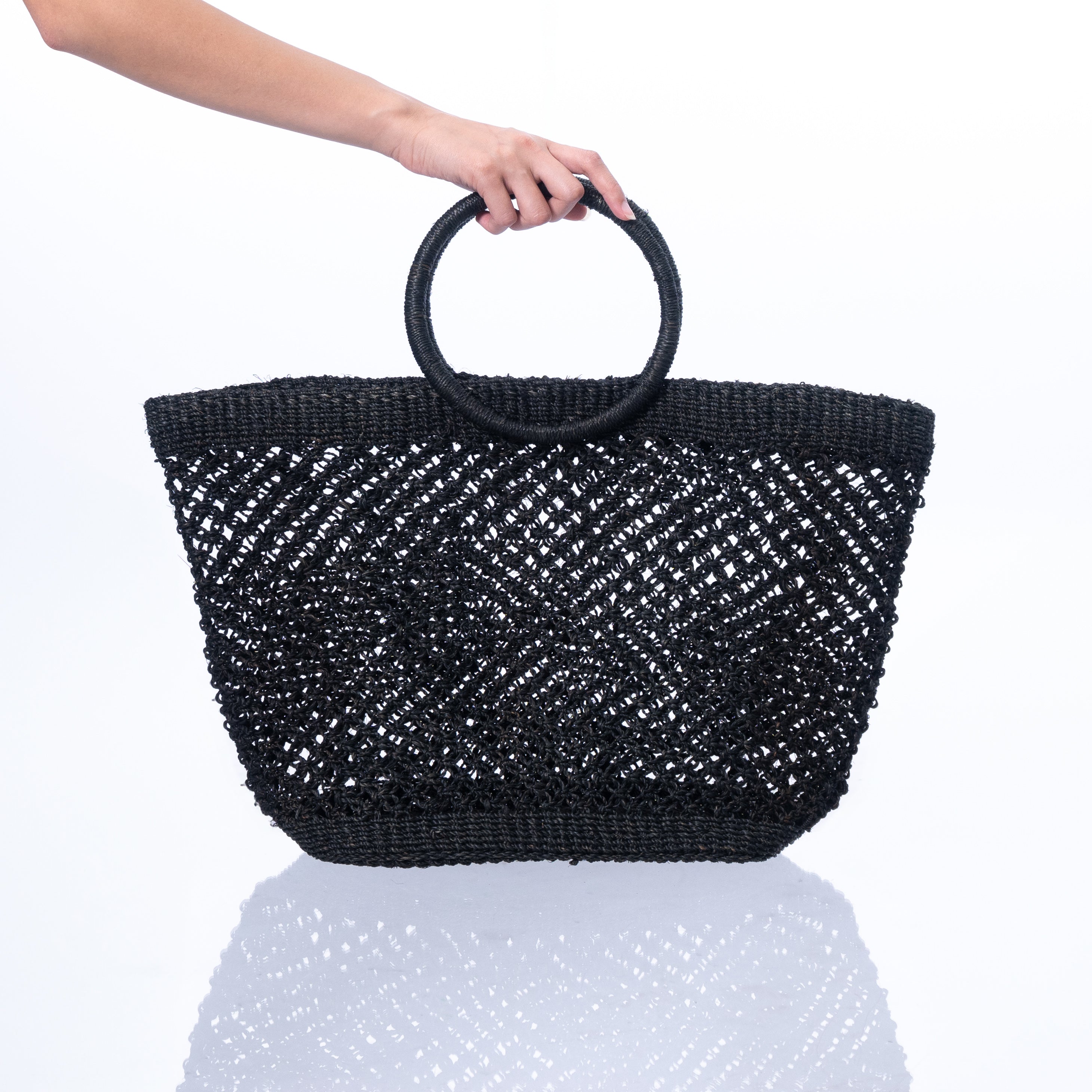 Bighani core collection classic tote in black Australian label