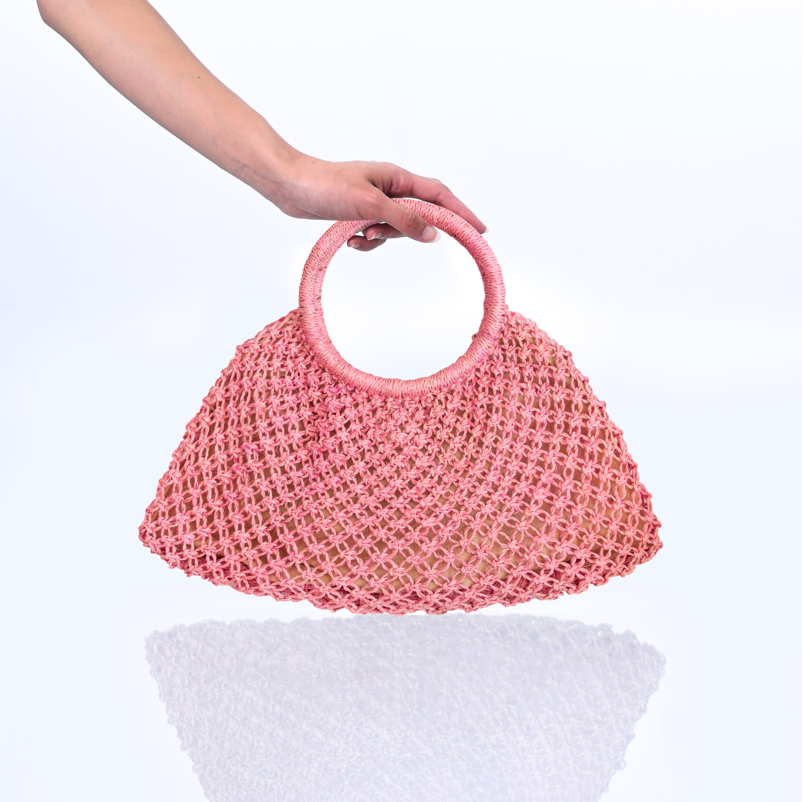 Bighani core collection mini tote in barbie shell Australian label