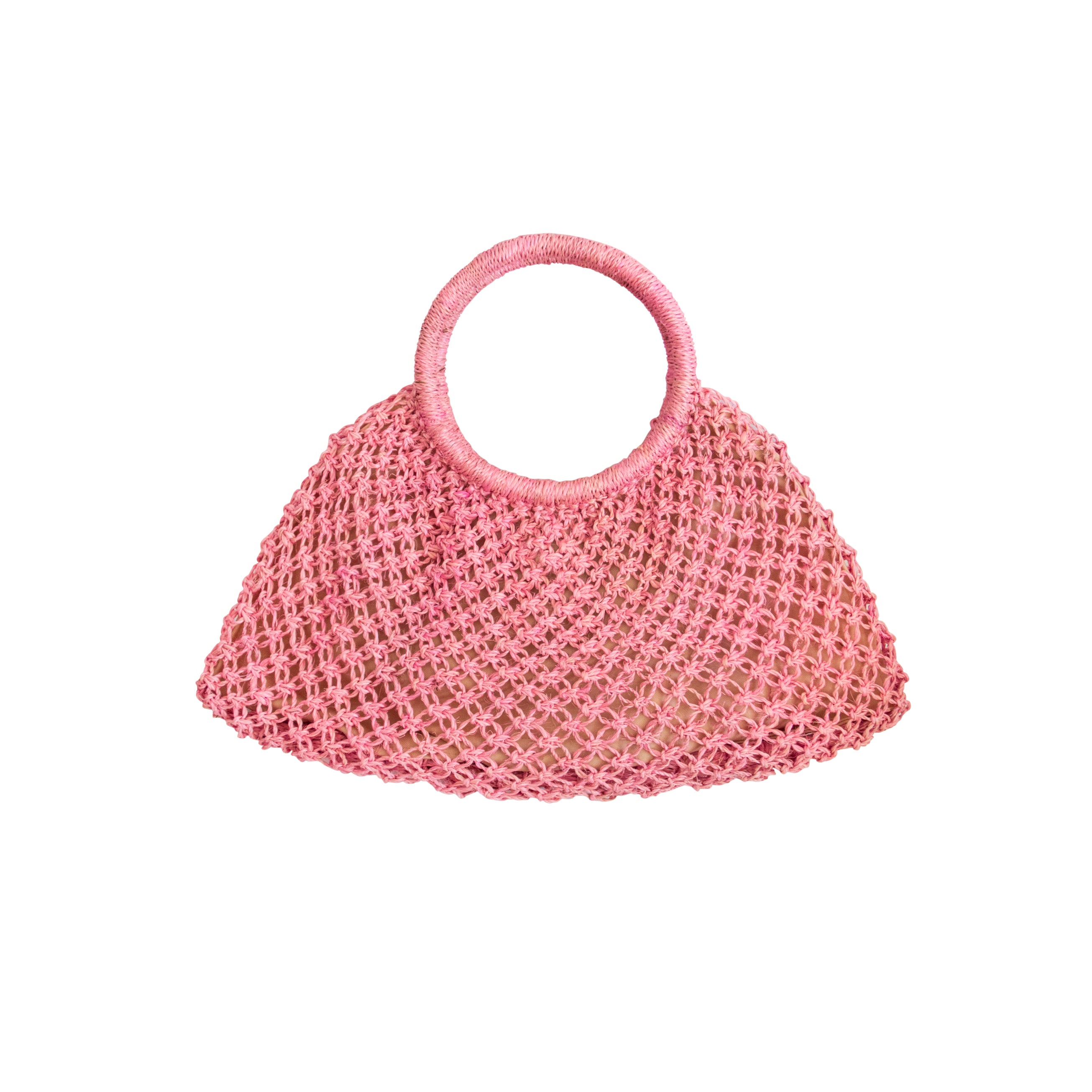 Bighani core collection mini tote in barbie shell Australian label